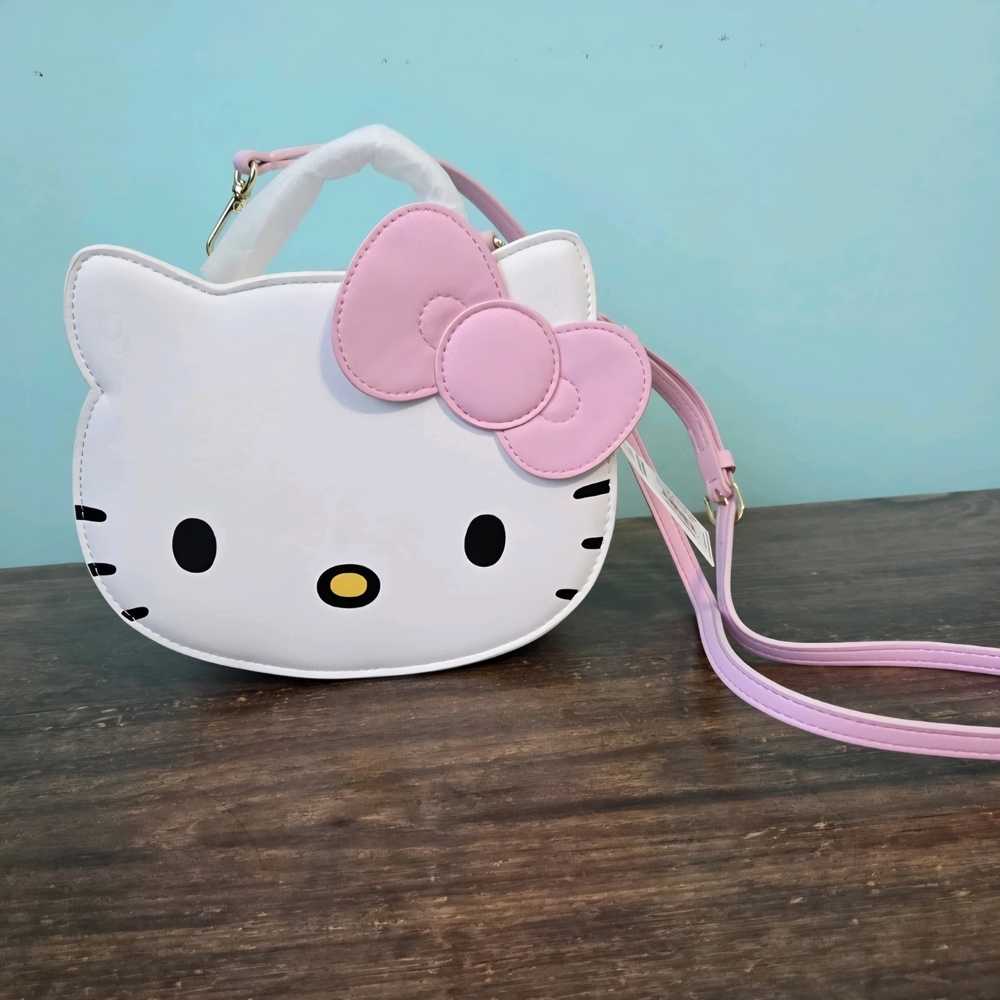 Stoney Clover Lane White and Pink Crossbody Bag